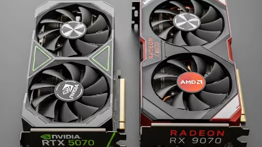 RTX 5070 versus RX 9070